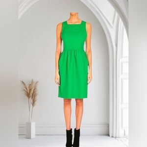J. CREW GORGEOUS  DEEP KELLY GREEN DRESS EUC SIZE XXSP